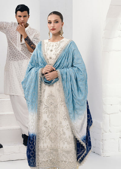 Savoir by Sahane Unstitched Luxury Formals Collection 2024 CT-140003 Ombre