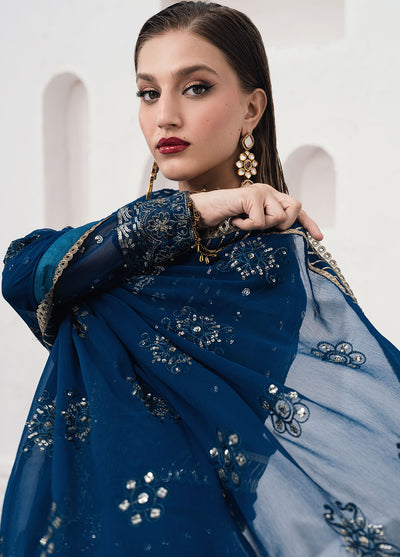 Savoir by Sahane Unstitched Luxury Formals Collection 2024 CT-140004 Ashen