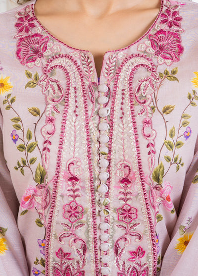 Selene by Meerak Pret Embroidered Slub Lawn 3 Piece Suit Calista