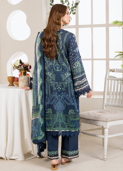 Selene by Meerak Pret Embroidered Slub Lawn 3 Piece Suit Eira