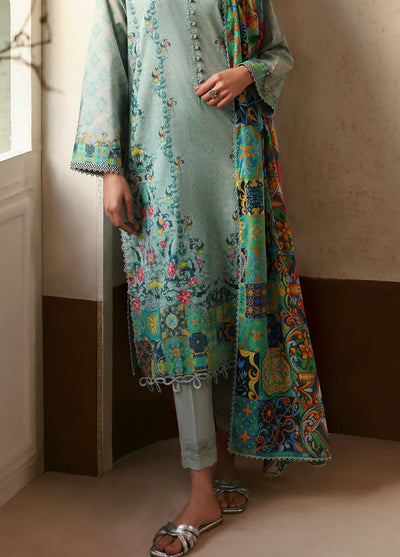 Selene by Sahar Printed Lawn Suits Unstitched 3 Piece SHR25S CL-V1-S25-13 Verdant Sicilia