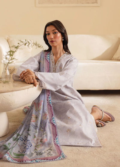 Seran Embroidered Lawn Suits Unstitched 3 Piece D-06 Elanah