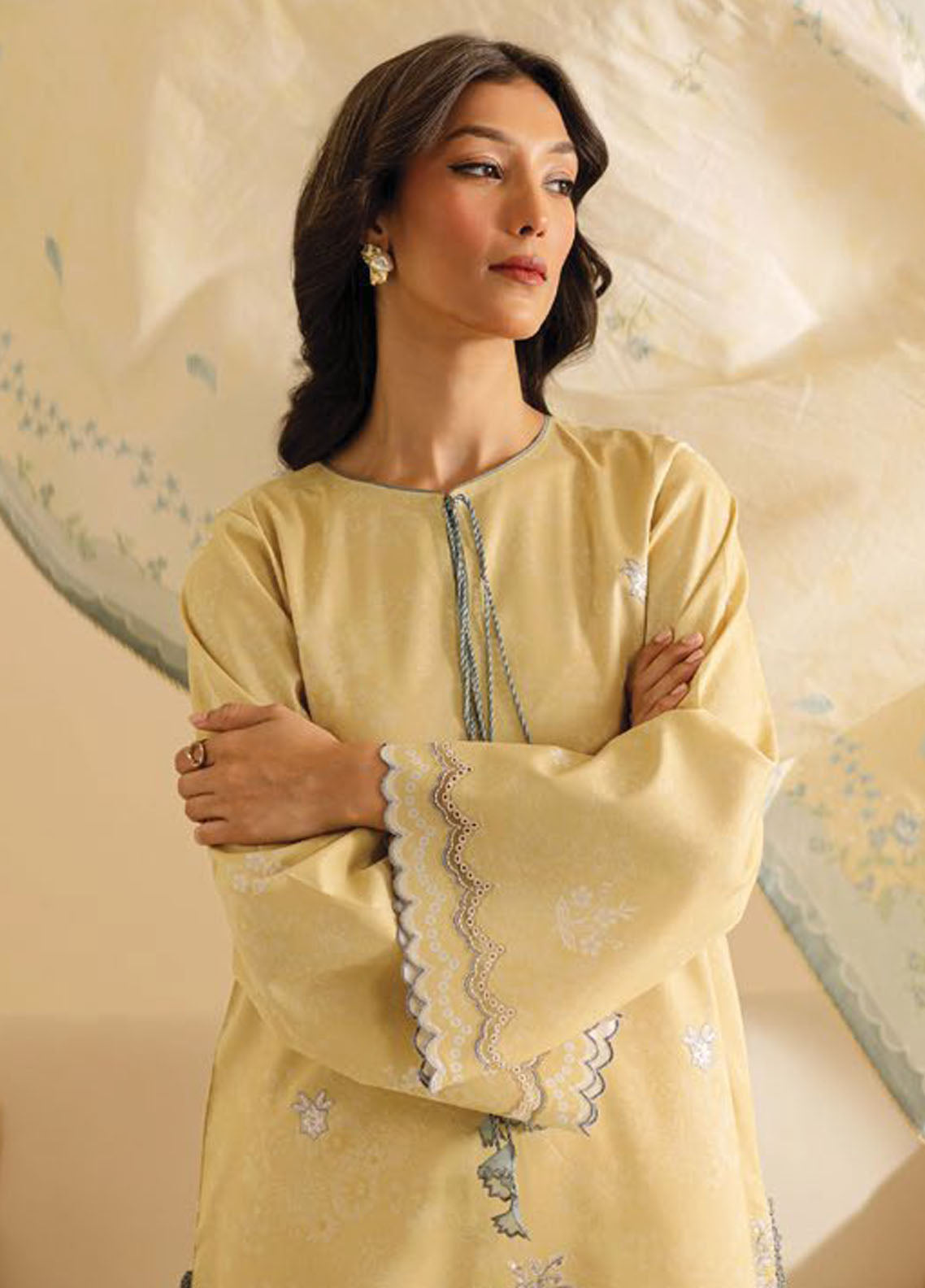 Seran Embroidered Lawn Suits Unstitched 3 Piece D-09 Miraya