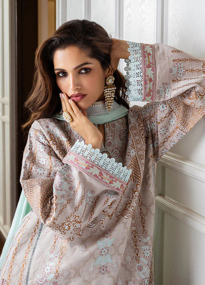 Seraph by Mushq Embroidered Lawn Suit Unstitched 3 Piece MQ25S HML-2502 Arisnoe