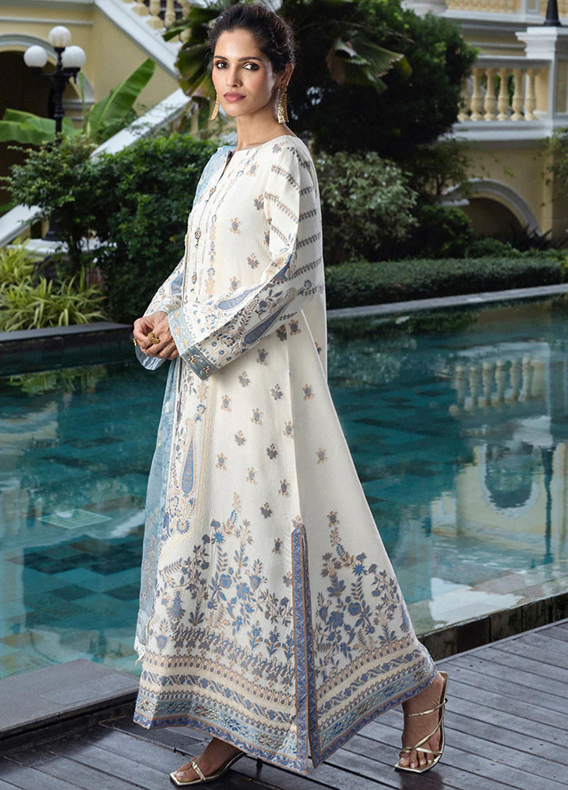 Seraph by Mushq Embroidered Lawn Suit Unstitched 3 Piece MQ25S HML-2506 Calafia