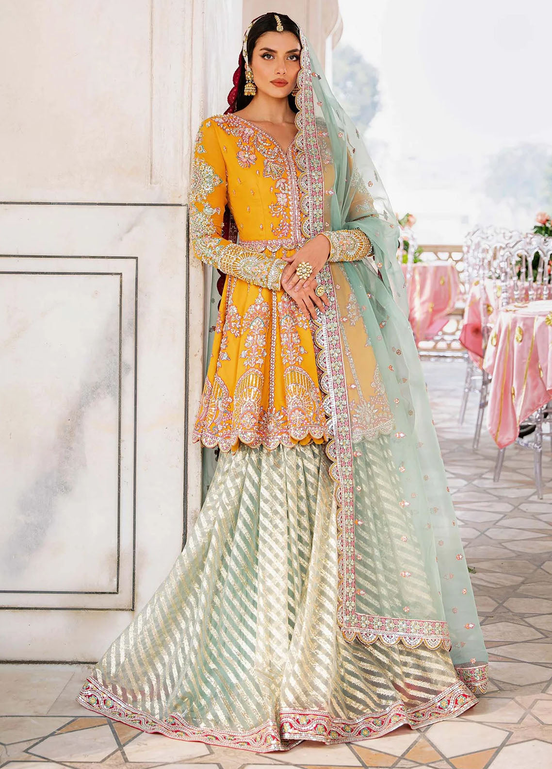 Shadmani By Akbar Aslam Luxury Formals Collection 2023 Dilaab