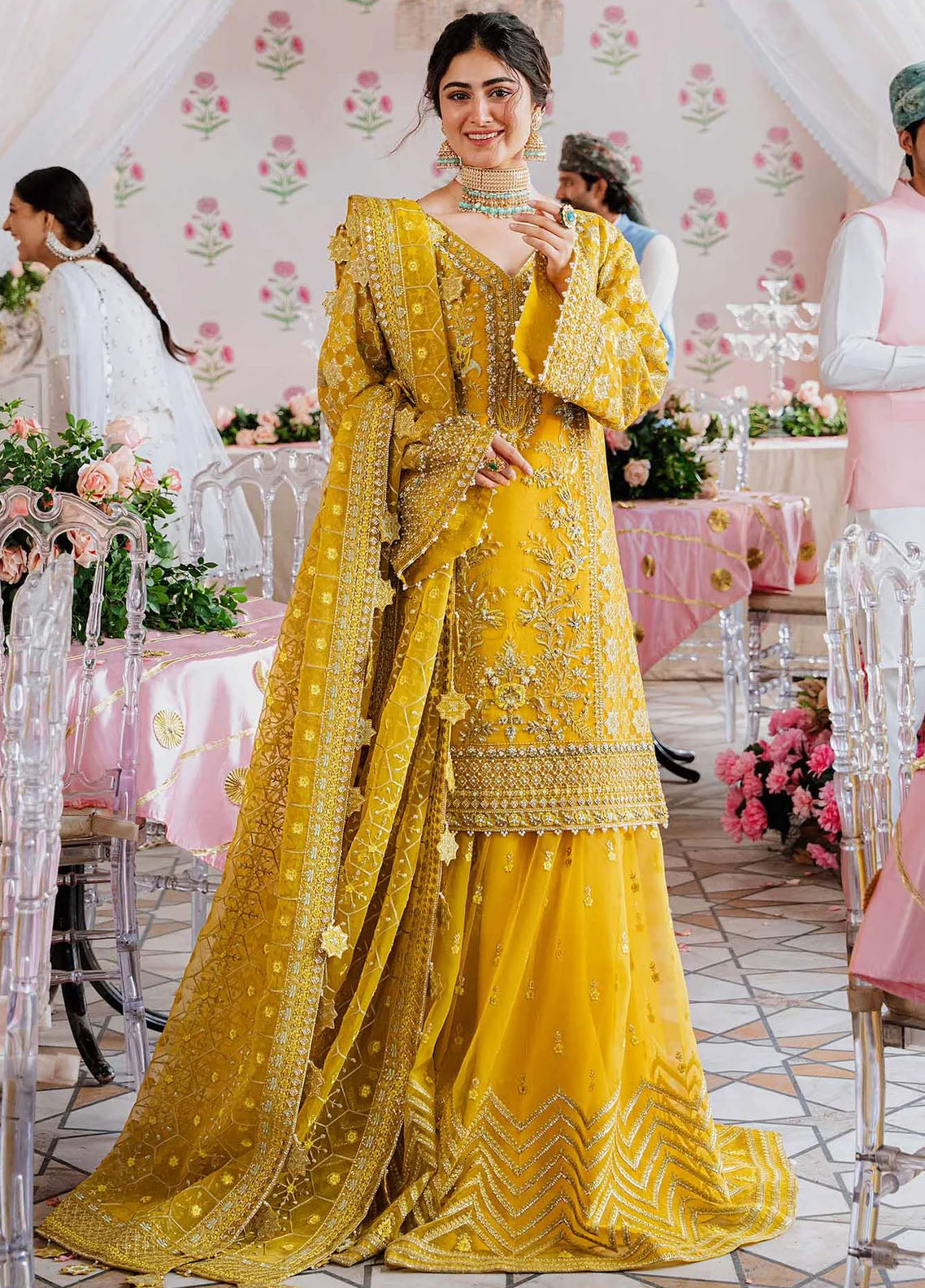 Shadmani By Akbar Aslam Luxury Formals Collection 2023 Meena