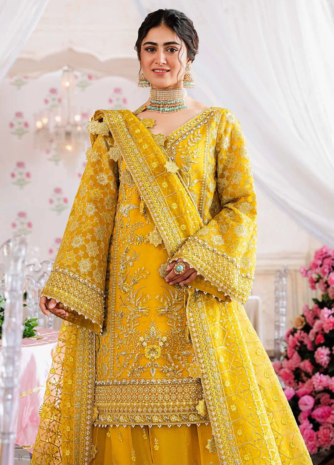 Shadmani By Akbar Aslam Luxury Formals Collection 2023 Meena