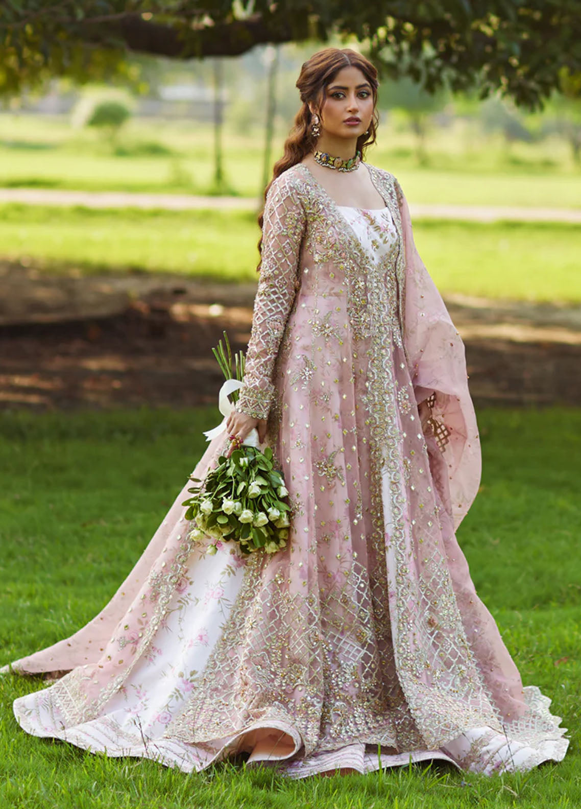 Shadmani by Qalamkar Luxury Formals Collection 2024 Saira