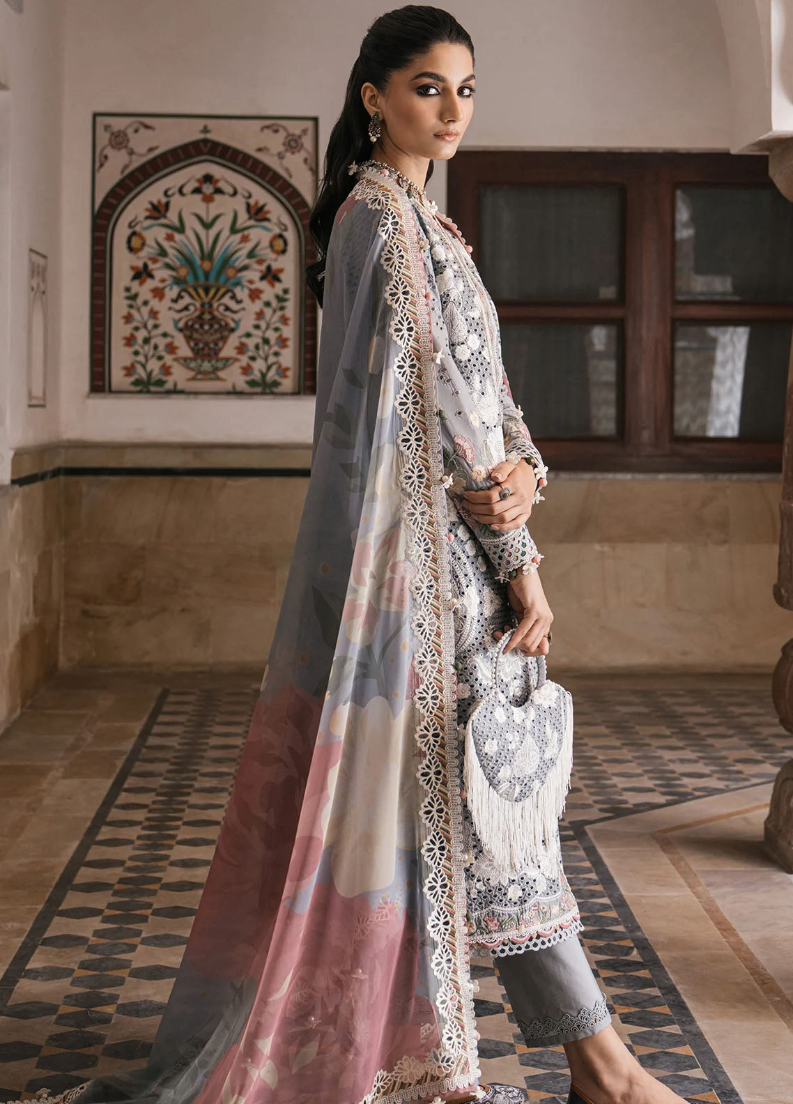 Shahkaar by Jazmin Eid Festive Lawn Collection 2024 D-03