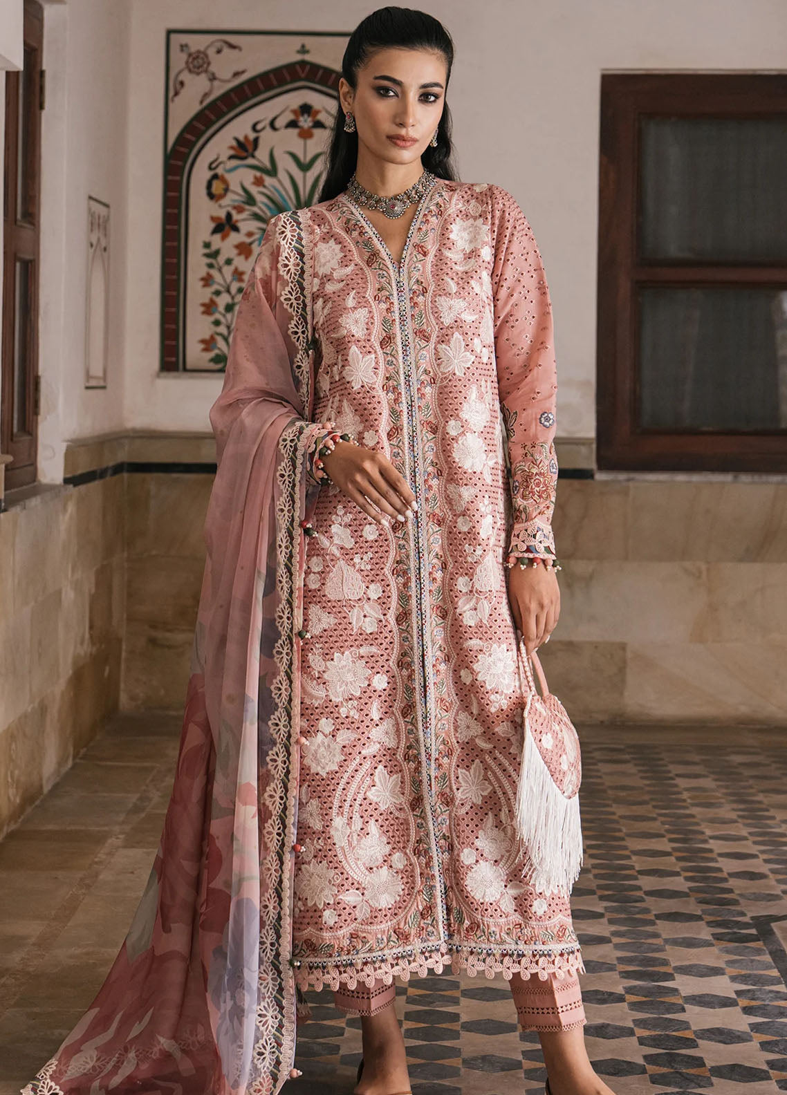 Shahkaar by Jazmin Eid Festive Lawn Collection 2024 D-04