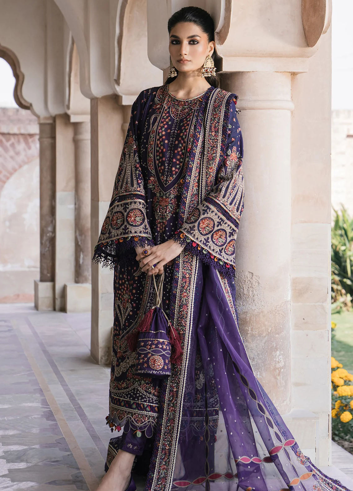 Shahkaar by Jazmin Eid Festive Lawn Collection 2024 D-09