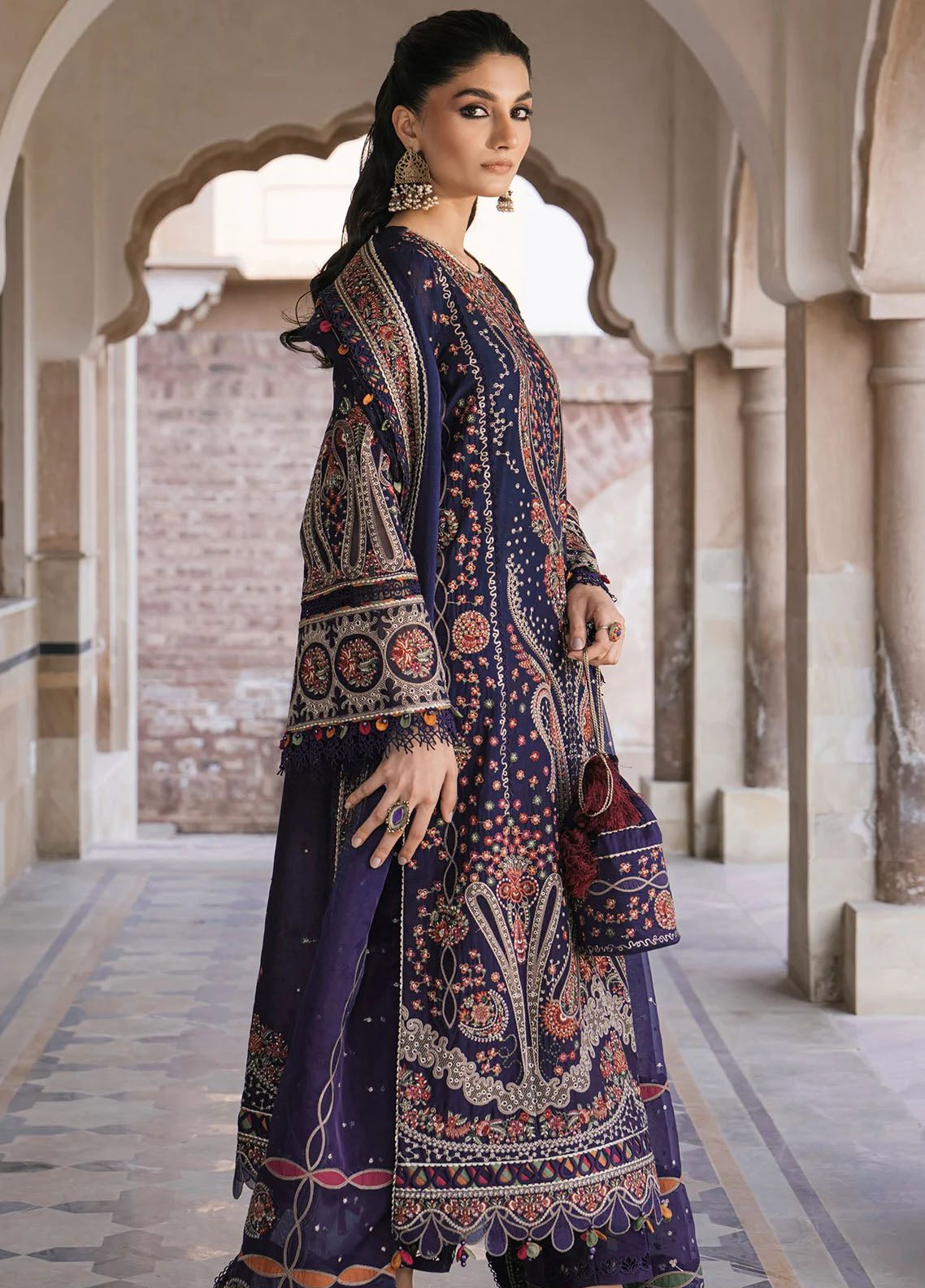 Shahkaar by Jazmin Eid Festive Lawn Collection 2024 D-09