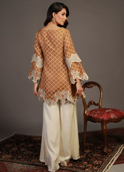 Shamaeel Ansari Pret Embroidered Self jacquard 2 Piece RV-01