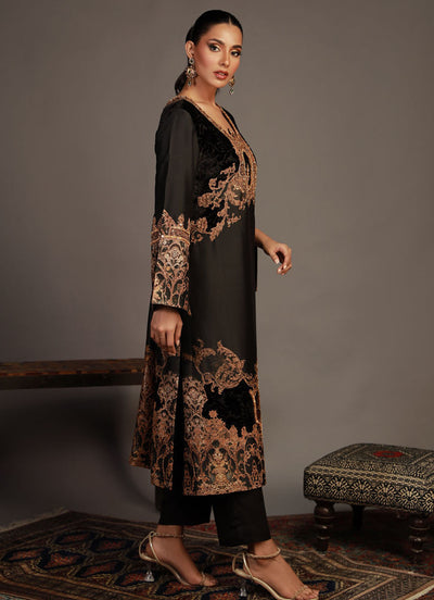 Shamaeel Ansari Pret Embroidered Sheesha Silk 2 Piece RV-03