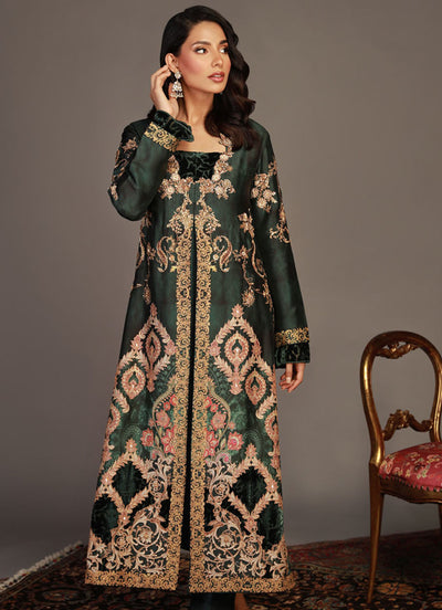 Shamaeel Ansari Pret Embroidered Sheesha Silk 3 Piece RV-09