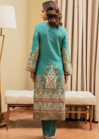 Shamaeel Ansari Pret Printed Khaddi Silk 2 Piece Suit ECK-27