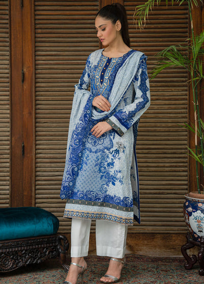 Shamaeel Ansari Pret Printed Lawn 3 Piece Suit LP-01