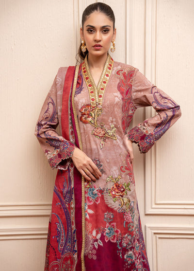 Shamaeel Ansari Pret Printed Lawn 3 Piece Suit LP-06