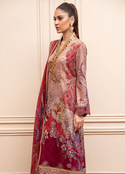 Shamaeel Ansari Pret Printed Lawn 3 Piece Suit LP-06