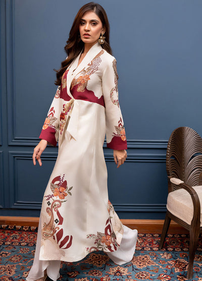 Shamaeel Ansari Pret Printed Silk 2 Piece Suit EKS-03