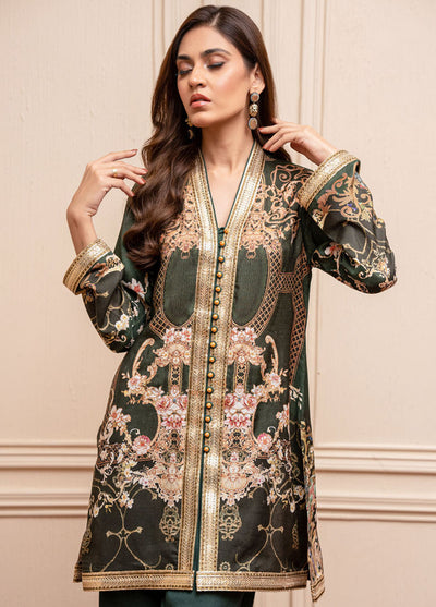 Shamaeel Ansari Pret Printed Silk 2 Piece Suit EKS-04