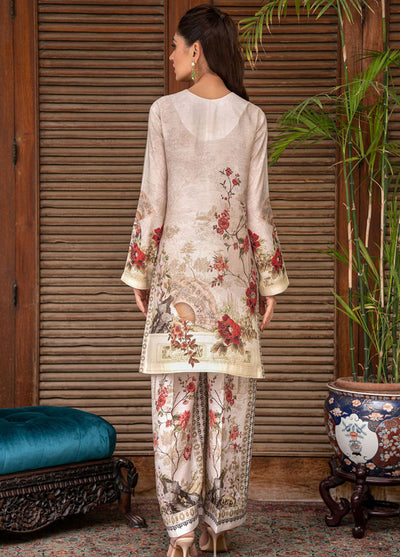 Shamaeel Ansari Pret Printed Silk 2 Piece Suit EKS-07