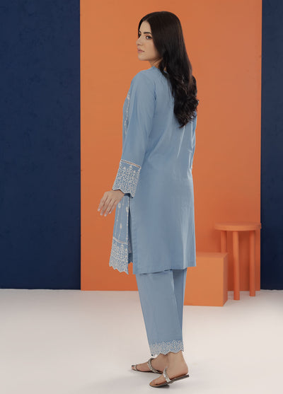 Shamooz Pret Embroidered Cotton 2 Piece Suit SC-026 Denim Blue