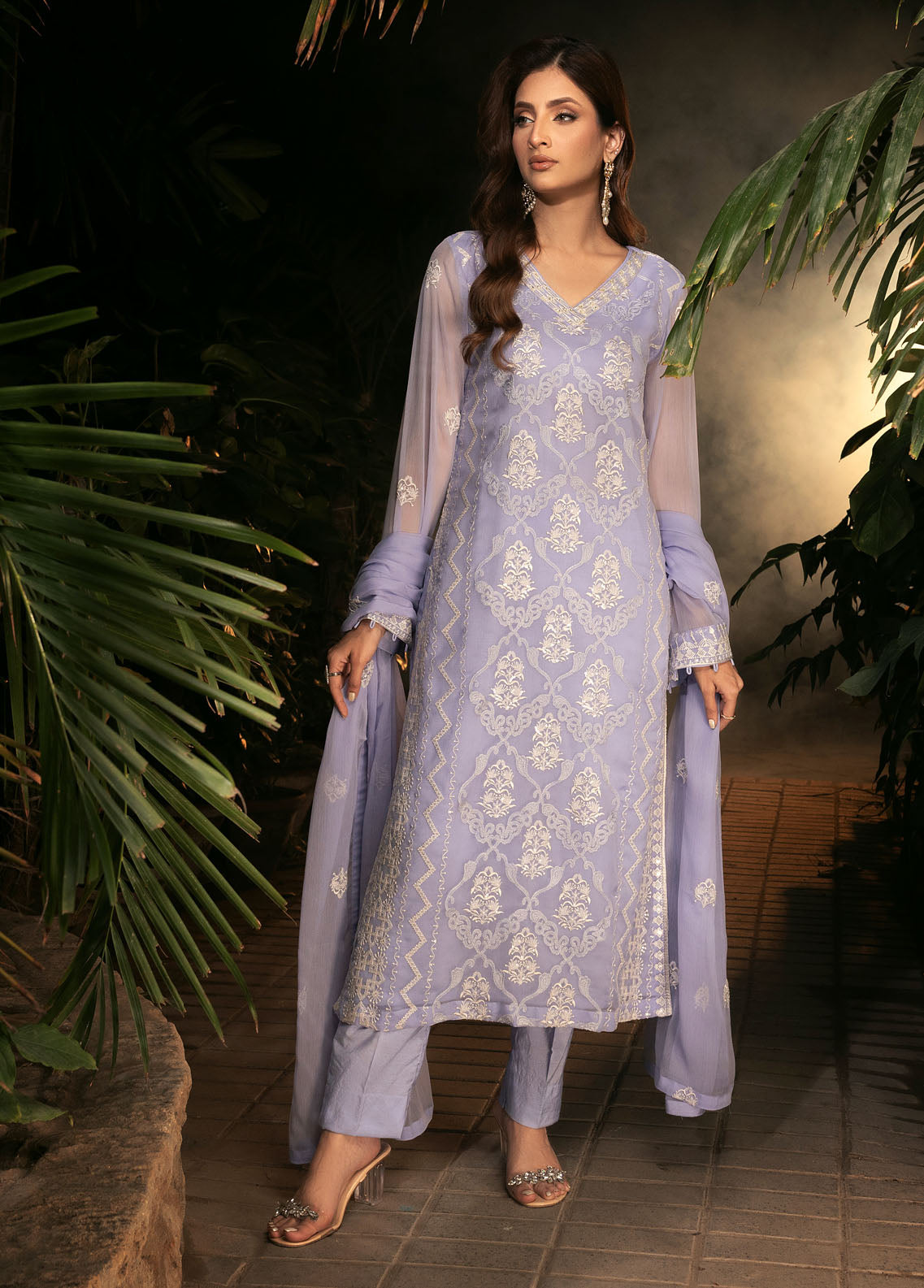 Shamooz Pret Formal Chiffon 3 Piece Suit SEM-0637 Early Bird