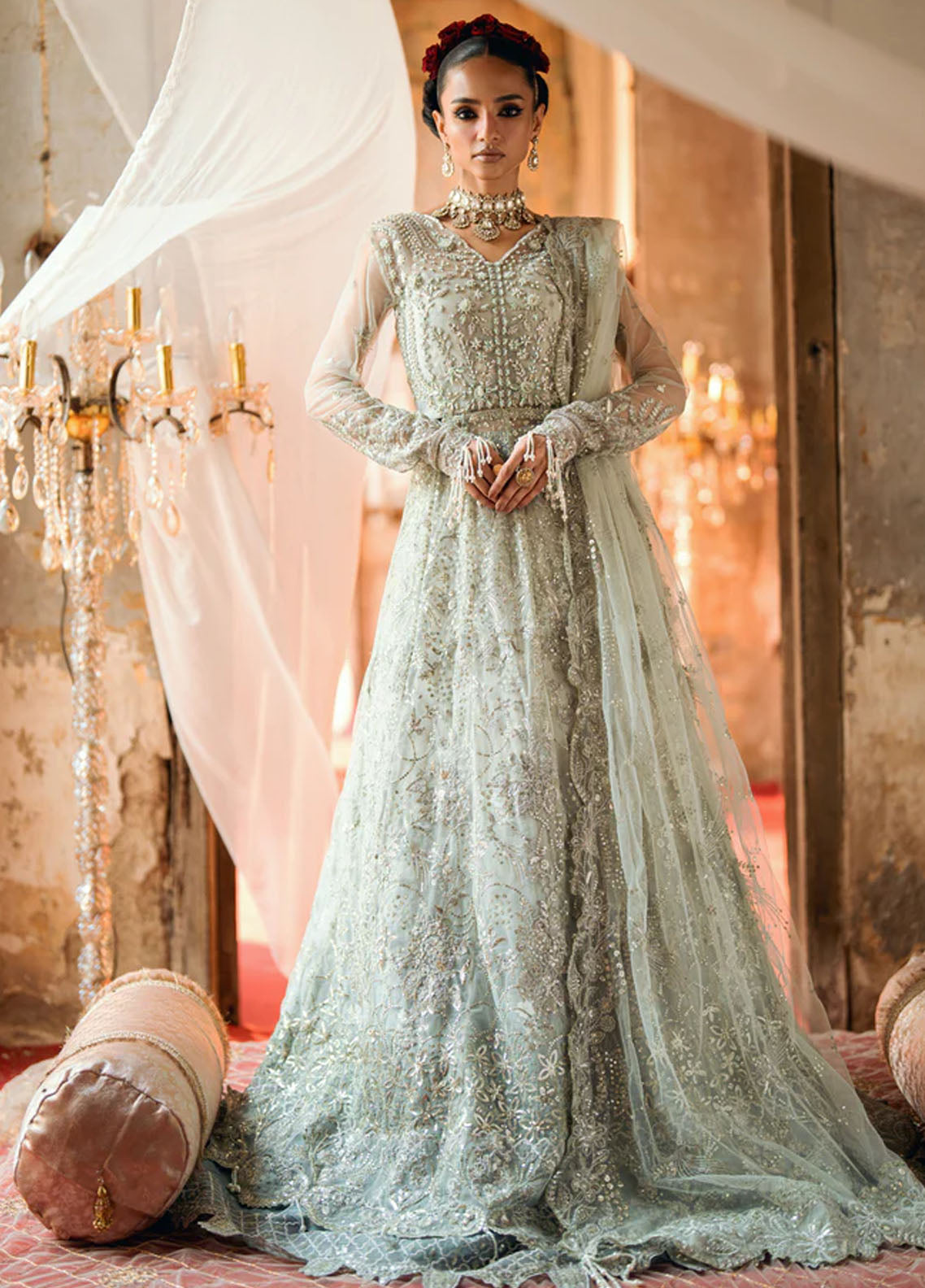 Mehermaah by Florent Embroidered Embroidered Suits Unstitched 3 Piece FL25MU Shanoor - Formals Collection