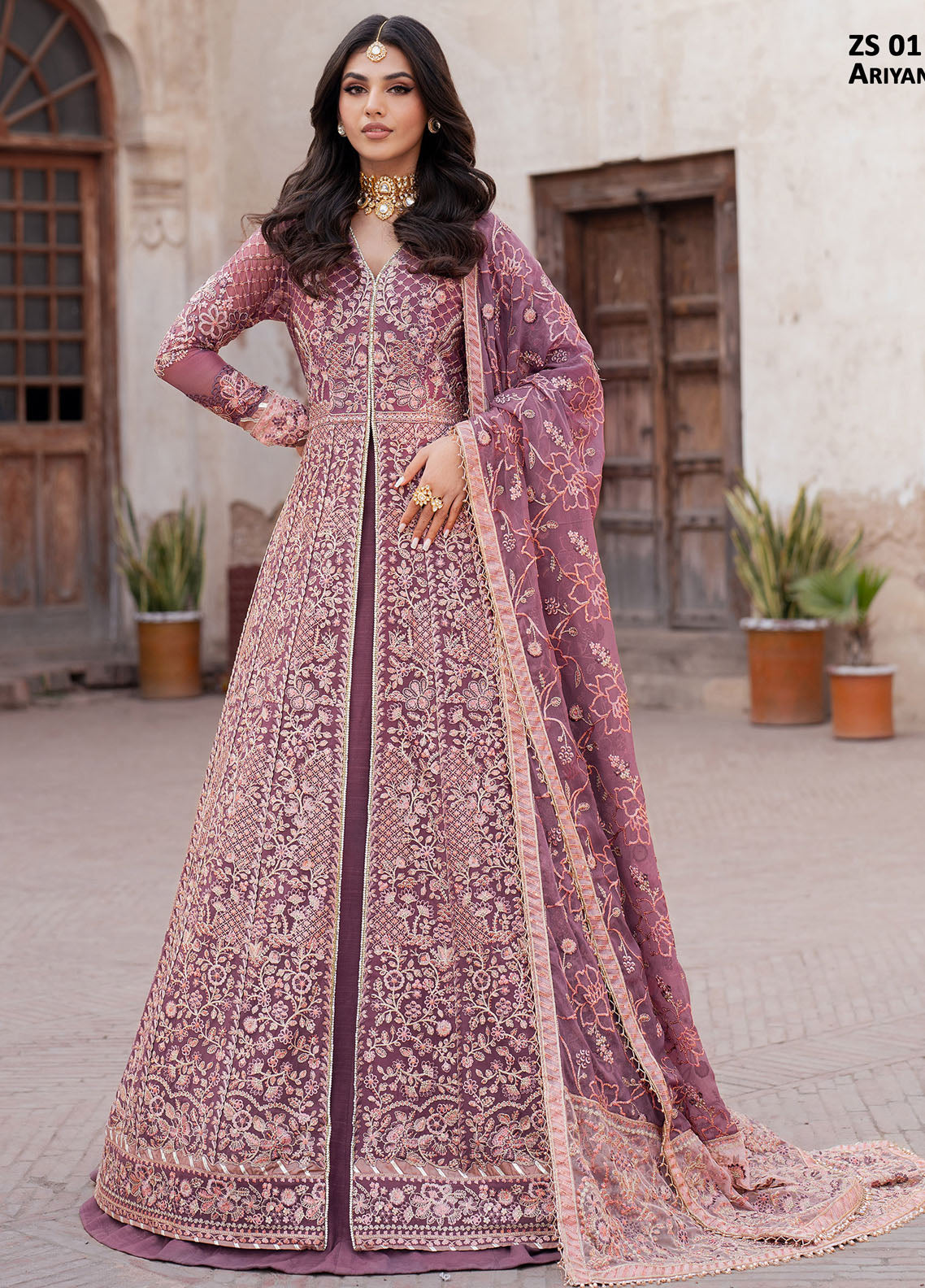 Shehnai by Zarif Unstitched Formals Collection 2025 ZS-01 Ariyana