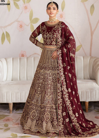 Shehnai by Zarif Unstitched Formals Collection 2025 ZS-05 Sheesham