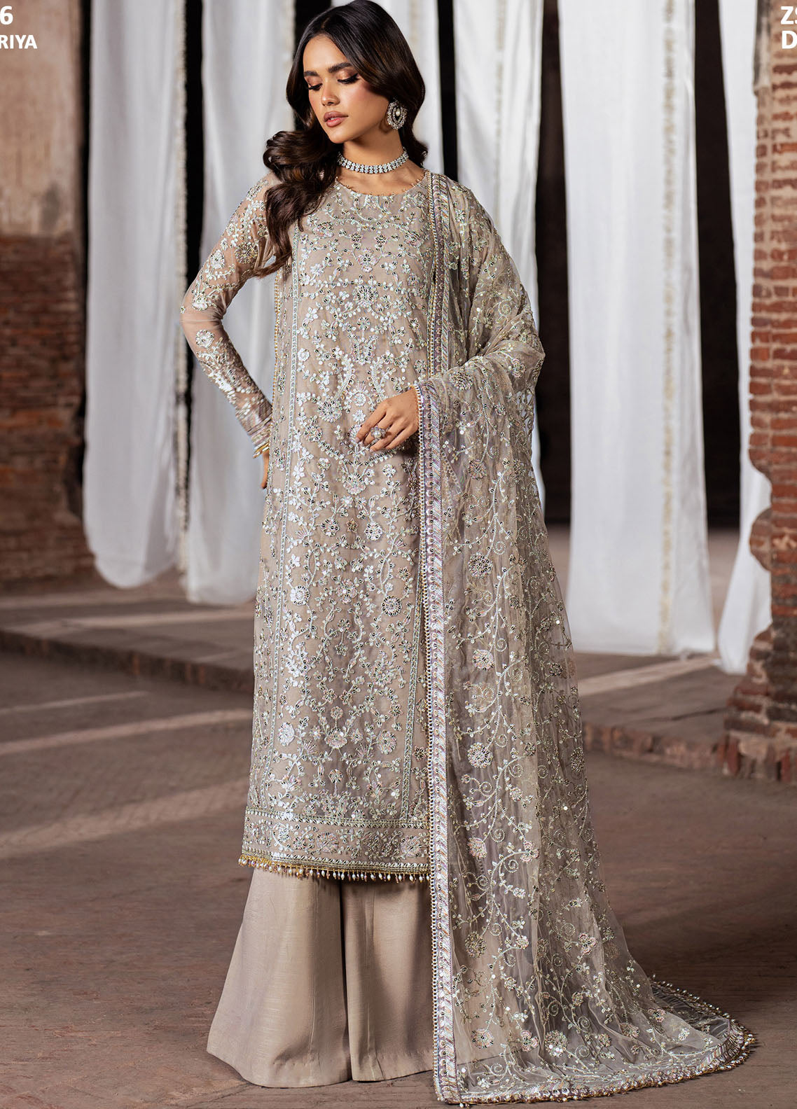 Shehnai by Zarif Unstitched Formals Collection 2025 ZS-06 Dooriya