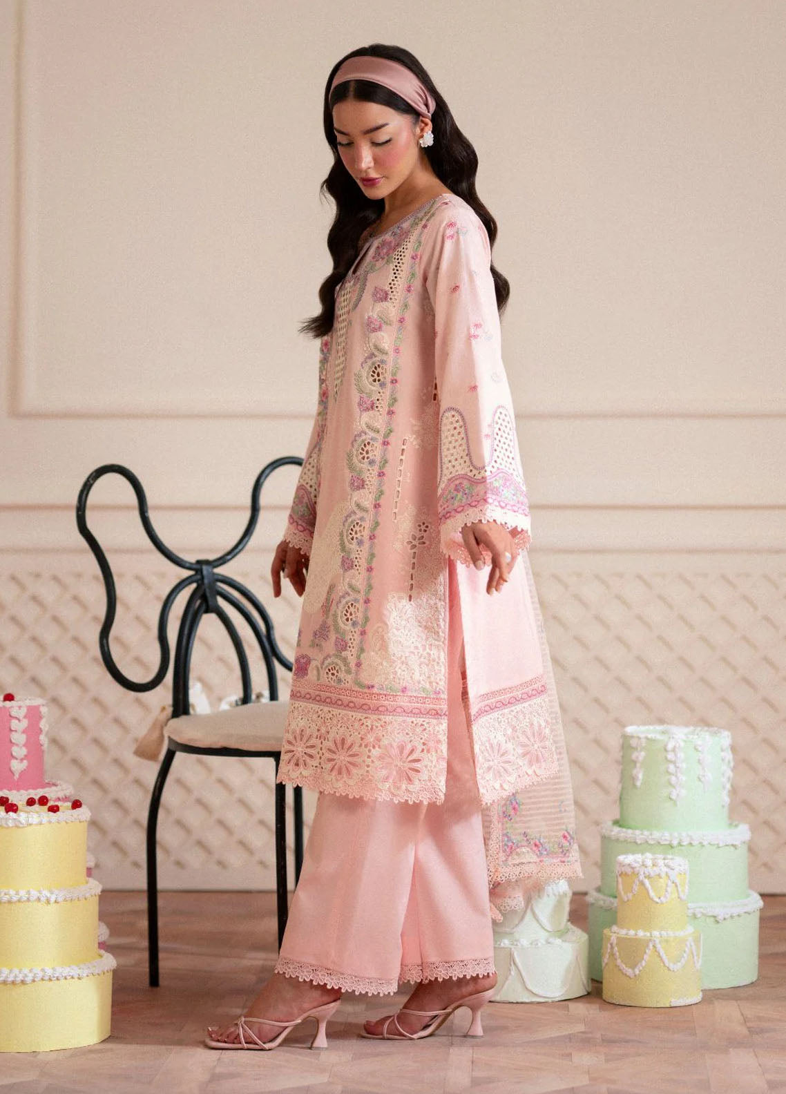 Signature by AJR Embroidered Lawn Suits Unstitched 3 Piece AJR25SL D-02 Chantily