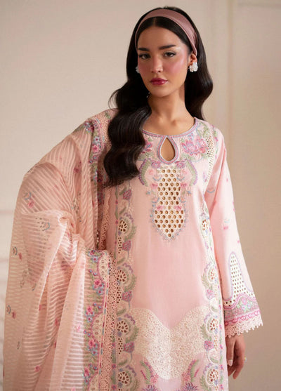 Signature by AJR Embroidered Lawn Suits Unstitched 3 Piece AJR25SL D-02 Chantily