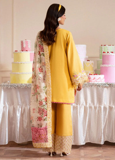 Signature by AJR Embroidered Lawn Suits Unstitched 3 Piece AJR25SL D-06 Honey Dew
