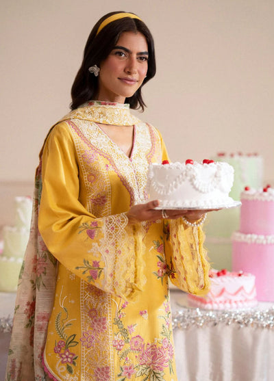 Signature by AJR Embroidered Lawn Suits Unstitched 3 Piece AJR25SL D-06 Honey Dew
