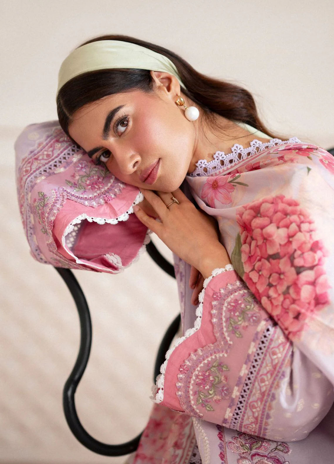 Signature by AJR Embroidered Lawn Suits Unstitched 3 Piece AJR25SL D-08 Thistel