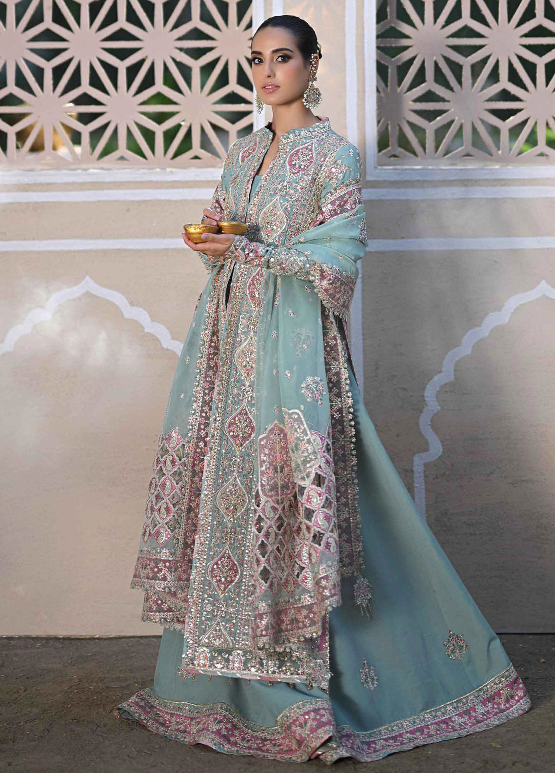 Singhar By Qalamkar Unstitched Wedding Formals Collection 2024 RF-05 Neva