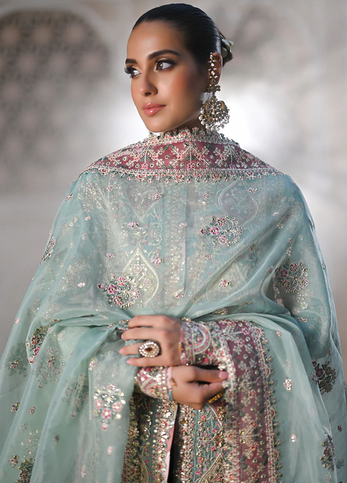 Singhar By Qalamkar Unstitched Wedding Formals Collection 2024 RF-05 Neva