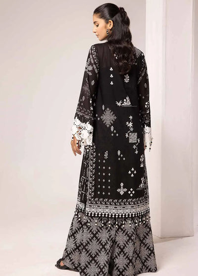 Slate By Gul Ahmed Black And White Unstitched Collection 2024 BT-42007