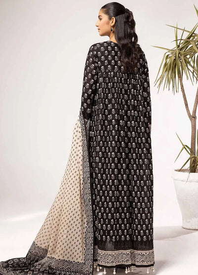 Slate By Gul Ahmed Black And White Unstitched Collection 2024 B-42023