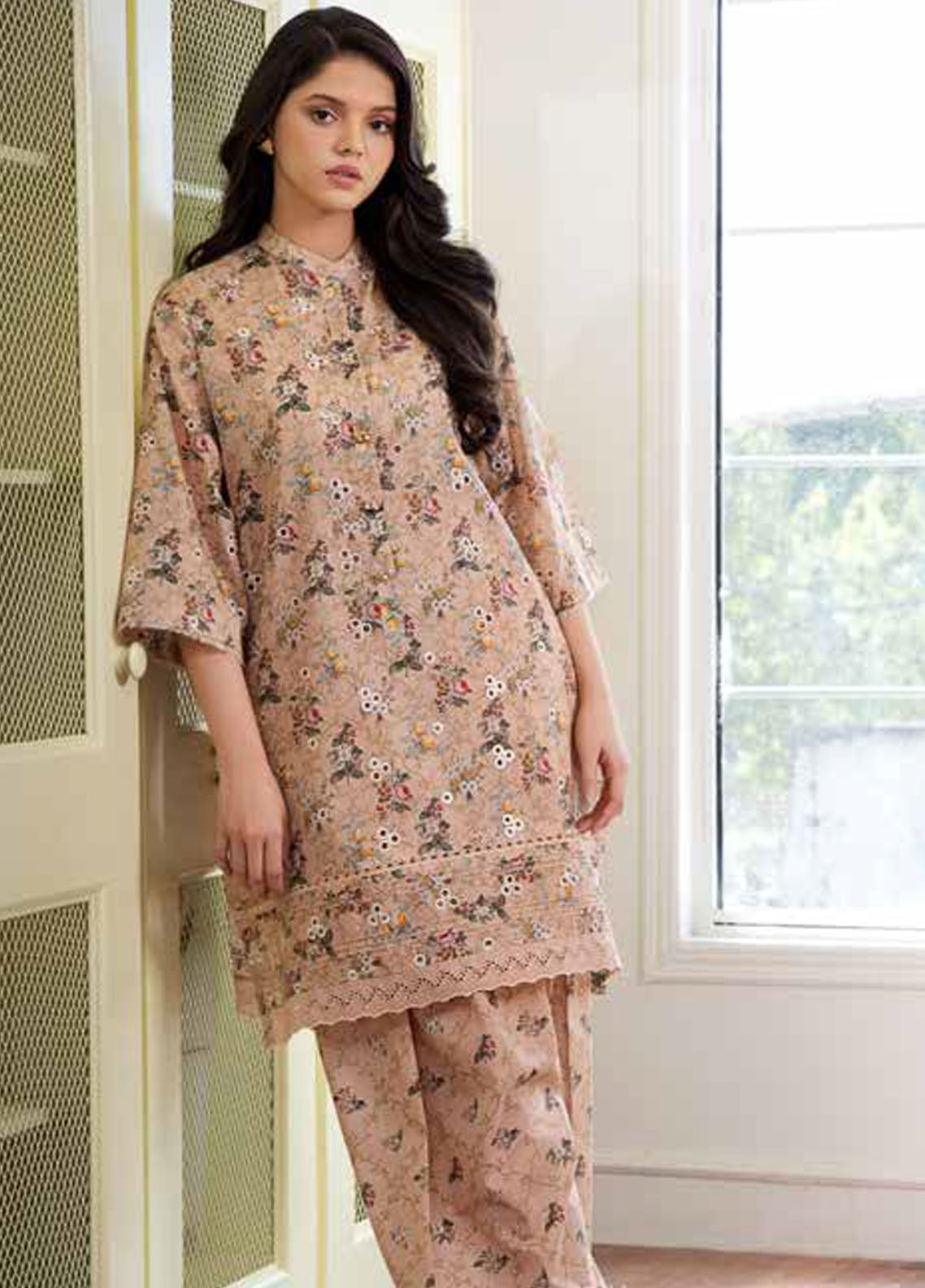 Sobia Nazir Basic Unstitched Lawn Summer Collection 2024 1B