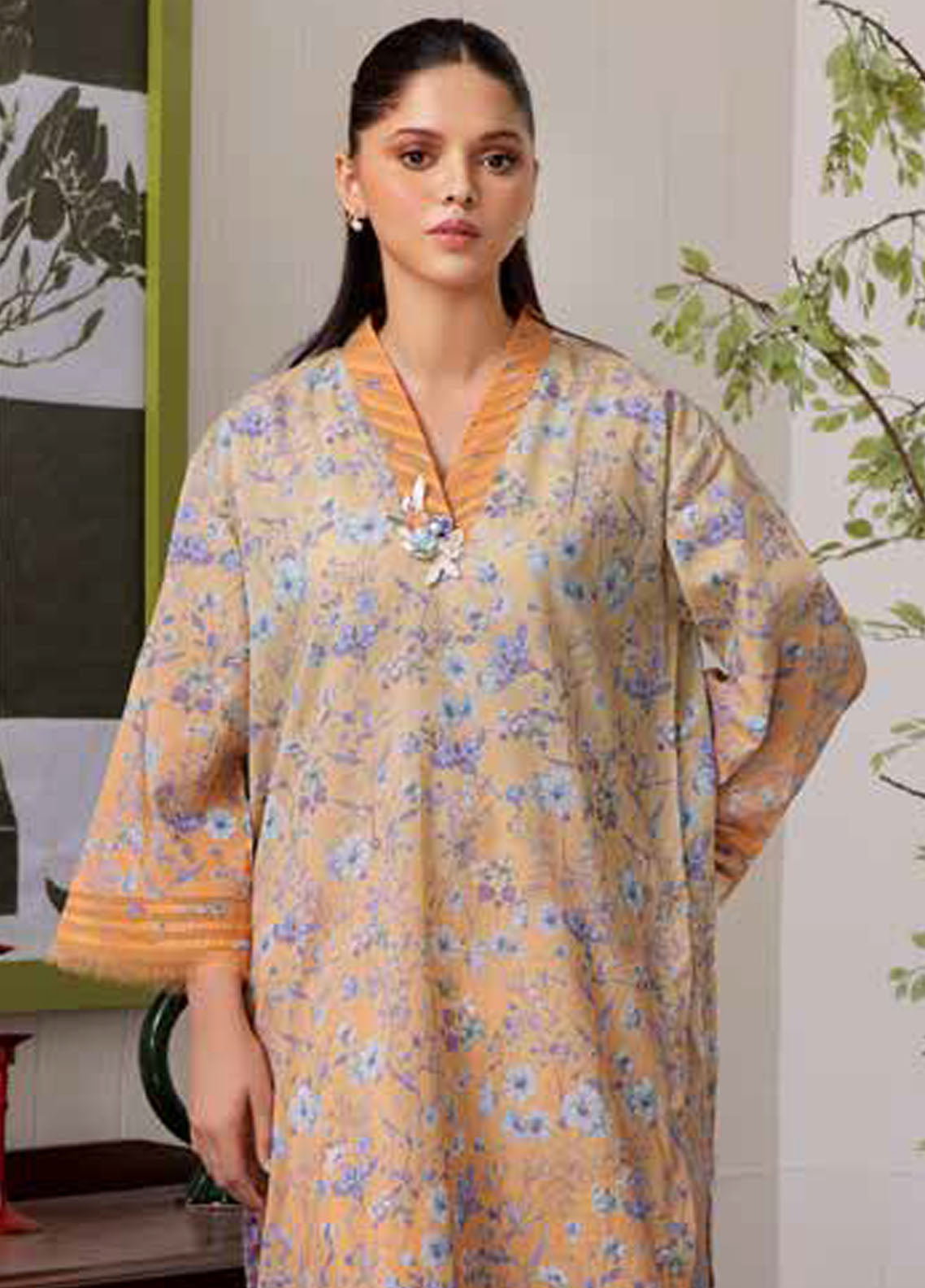 Sobia Nazir Basic Unstitched Lawn Summer Collection 2024 4A