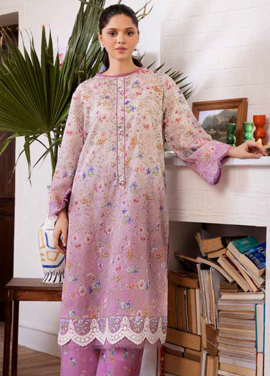 Sobia Nazir Basic Unstitched Lawn Summer Collection 2024 4B