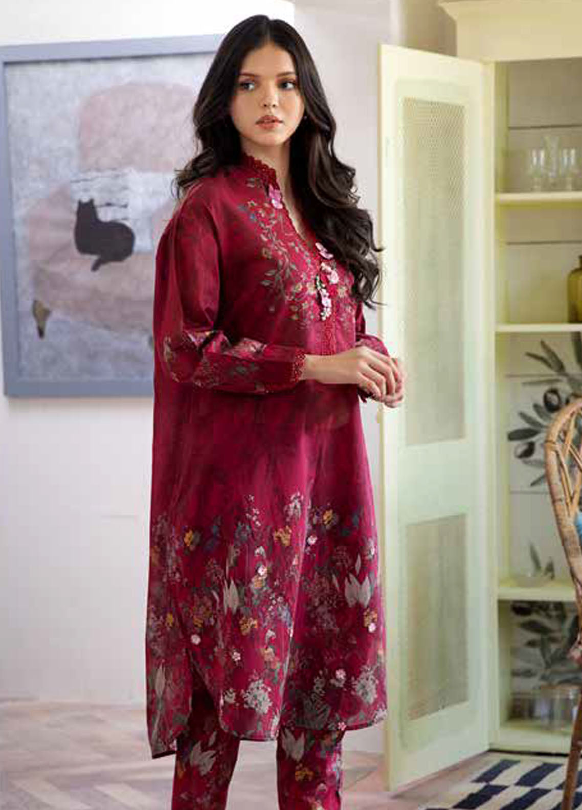 Sobia Nazir Basic Unstitched Lawn Summer Collection 2024 5A