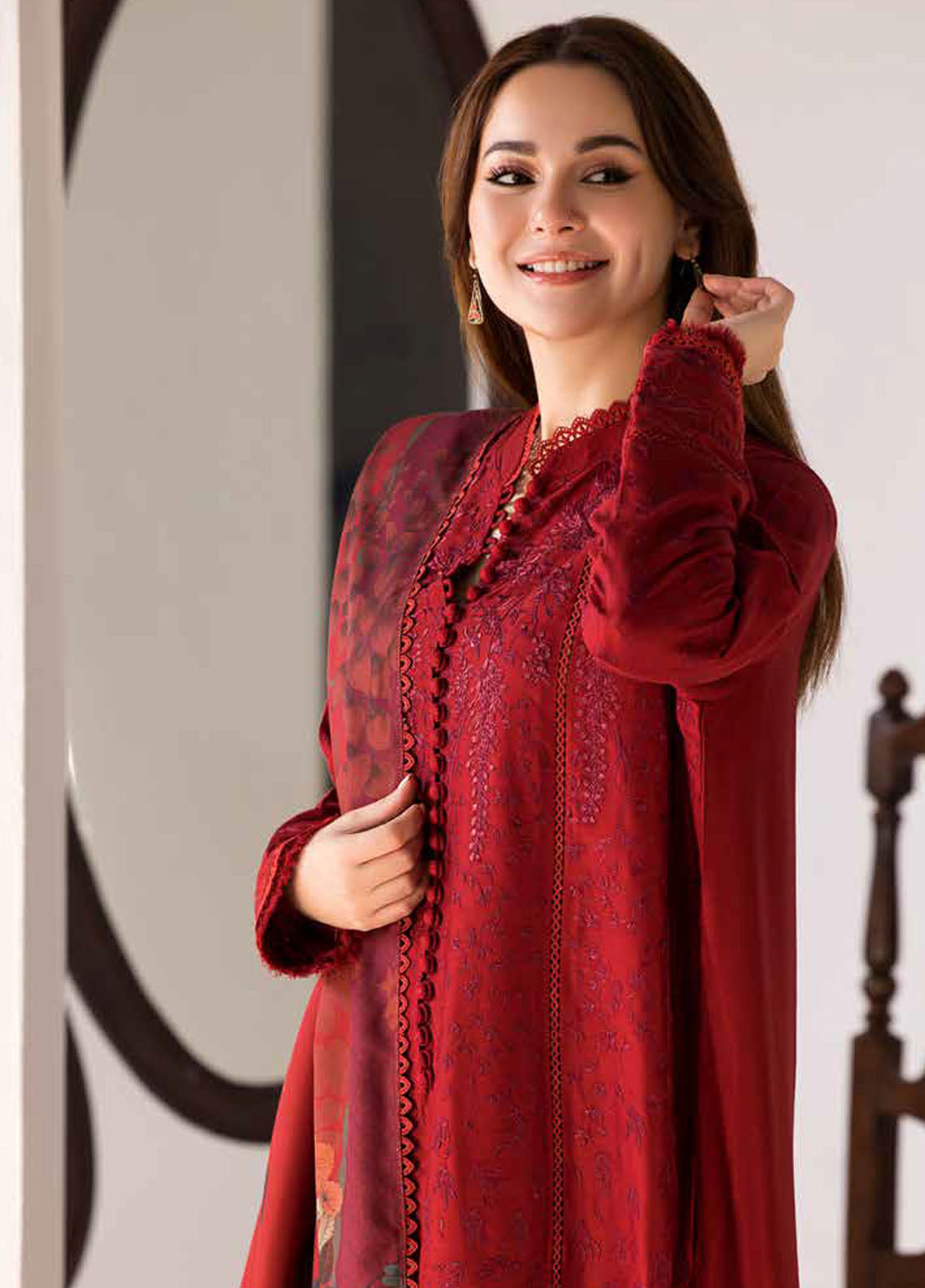 Sobia Nazir Embroidered Suit Unstitched 3 Piece SN24W D-01 A - Winter Collection