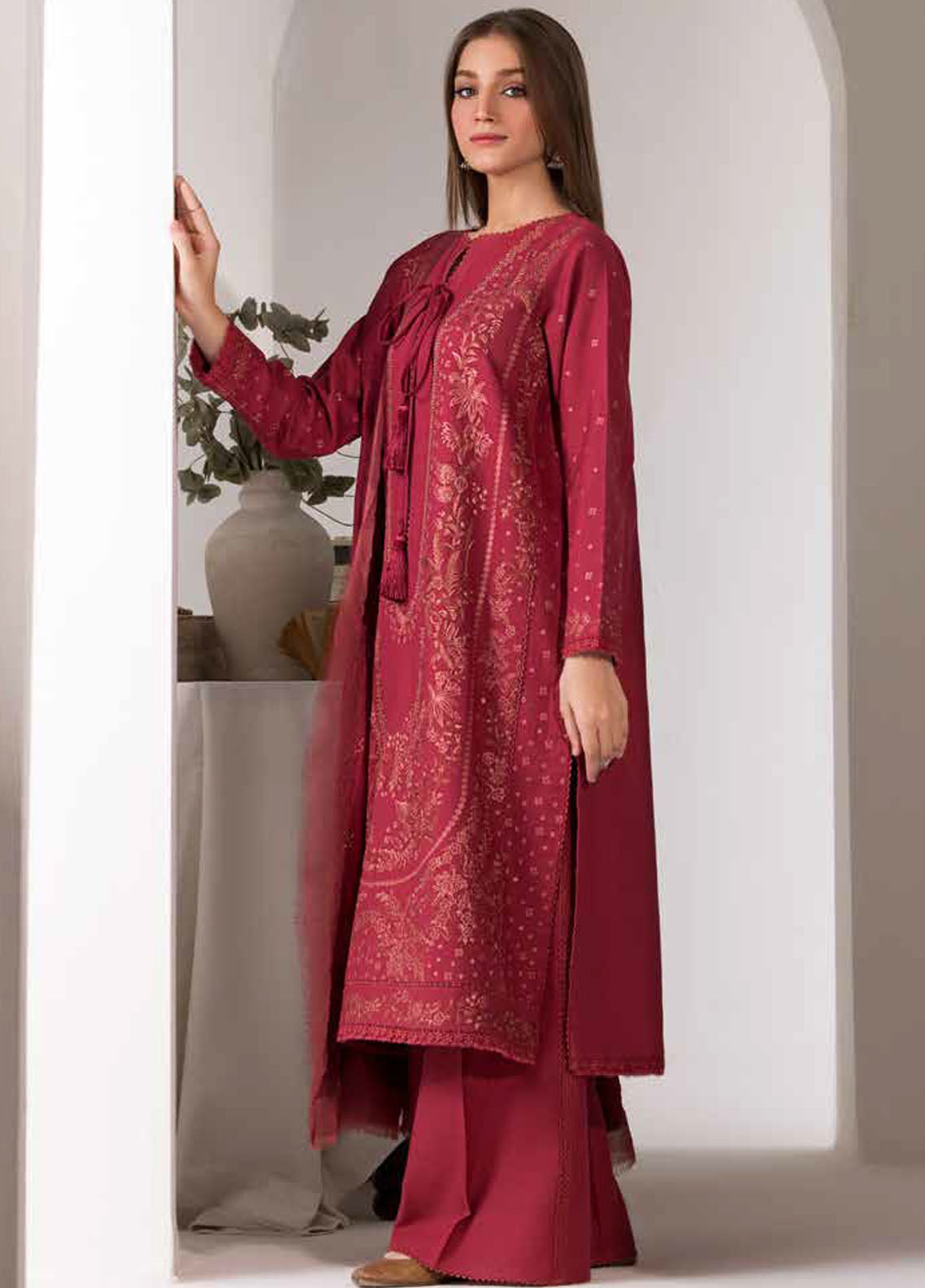 Sobia Nazir Embroidered Suit Unstitched 3 Piece SN24W D-06 A - Winter Collection