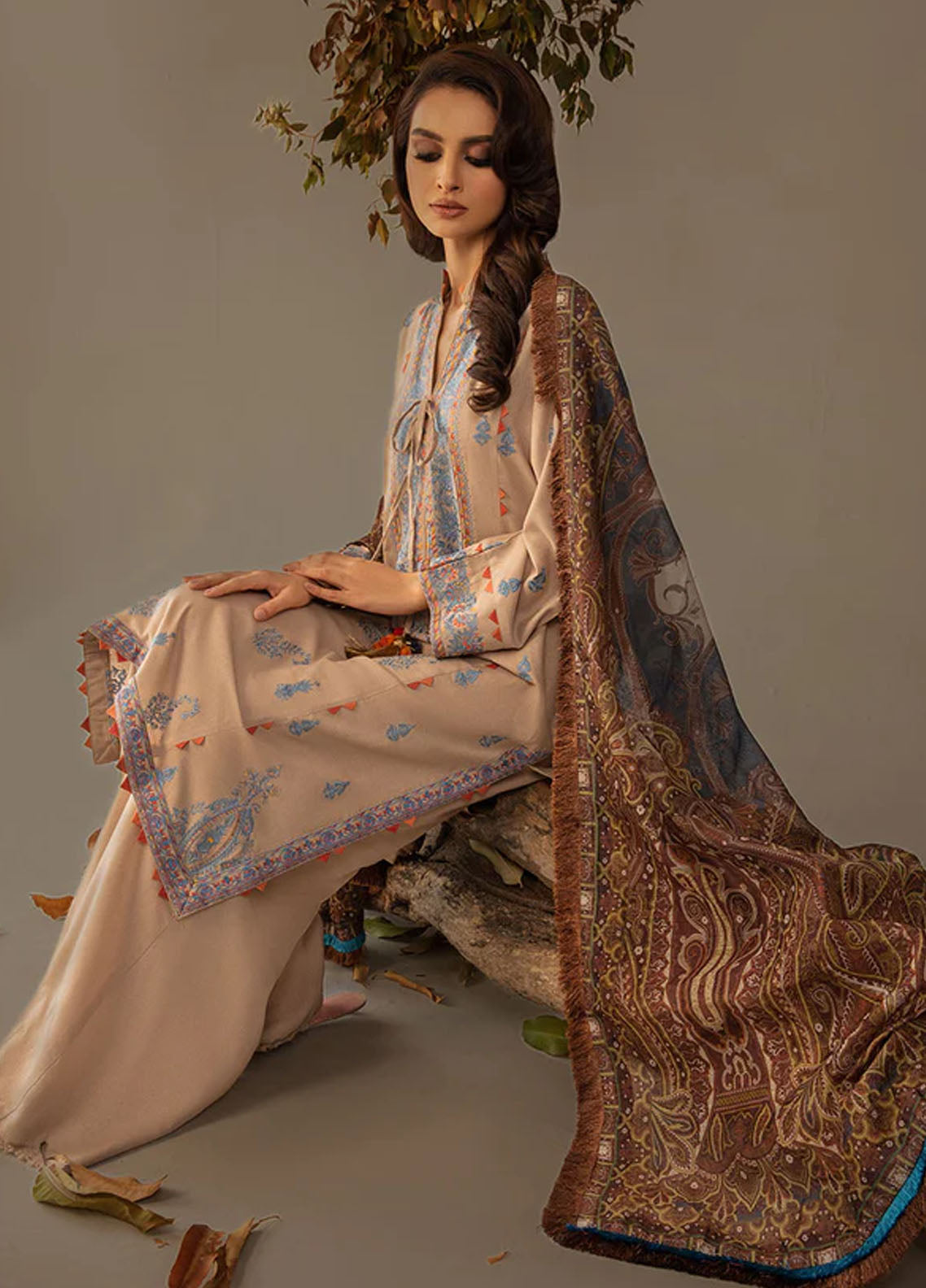 Sobia Nazir Unstitched Autumn Winter Collection 2023 3B