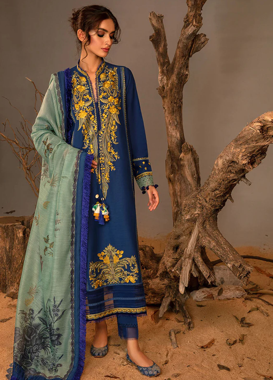 Sobia Nazir Unstitched Autumn Winter Collection 2023 4A